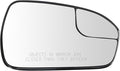 TRQ Passenger Side Mirror Glass Snap On Convex Clear Compatible with 2013-2020 Ford Fusion 2019-2020 Ford Police Responder Hy