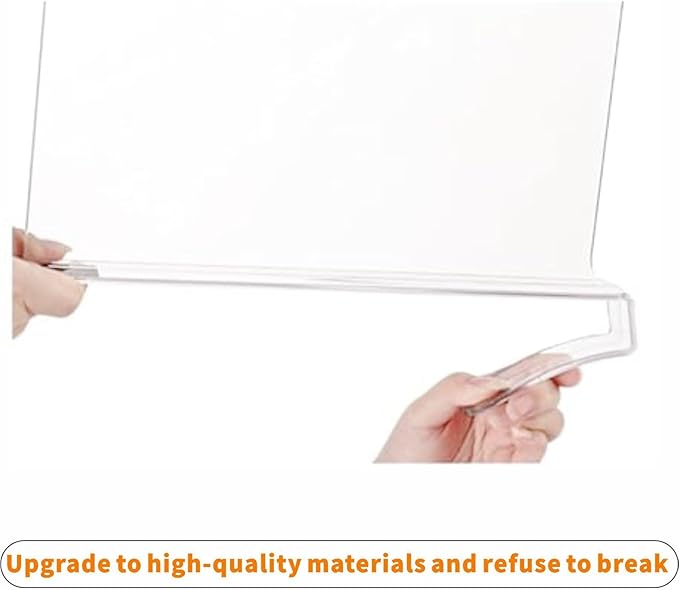 Clear Acrylic Shelf Dividers for Closet Organization - 10 Pack Closet Shelf Divider for Sweatshirt,Towel,Bag,Purse,Clothing,S