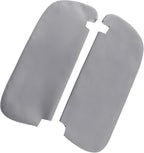 Car Sun Visor Cover Skin Replacement Fits for Dodge Ram 1500 2500 1994-2001 Microfiber Leather, Gray