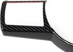 Carbon Fiber Steering Wheel Cover Molding Trims for Nissan Pathfinder 2022-2025 for 2021-2024 Rogue