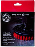 Chemical Guys ACC508 Heavy Duty Spinner Multi-Surface Drill Brush Attachment (Fits Any Standard Drill - Power Scrubber Remove