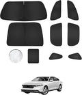 8PCS Window Shades for Honda Accord(2023-2025) Accessories – Full Coverage Sun Shade for Side Windows, Rear Triangular & Windshield – UV Protection & Privacy for Camping, Napping, Relaxing