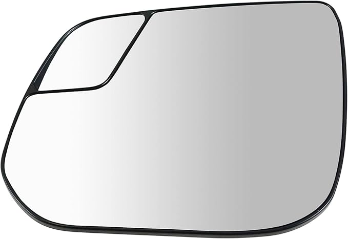 TRQ Driver Side Mirror Glass Heated Compatible with 2015-2021 Chevrolet Colorado GMC Canyon GM1324176