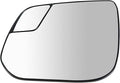 TRQ Driver Side Mirror Glass Heated Compatible with 2015-2021 Chevrolet Colorado GMC Canyon GM1324176