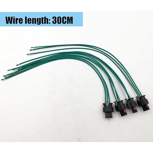 4pcs Parking Aid Sensor Connector Harness Pigtail Compatible with RAM 1500 2500 3500 4500 5500, 2019-2021