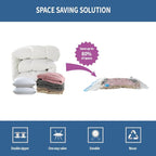 20 Pack Space Saver Vacuum Storage Bags for Clothing Travel, Vacuum Seal Compression Bags for Clothes, Packing, Luggage, Blan