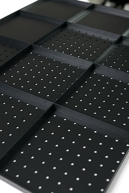WallPeg Pegboard Kit - 4 Each 24"x16" Peg Board Panels - Made in USA - Mounted Size is 64" x 24" Pegboards Wall Organizer for