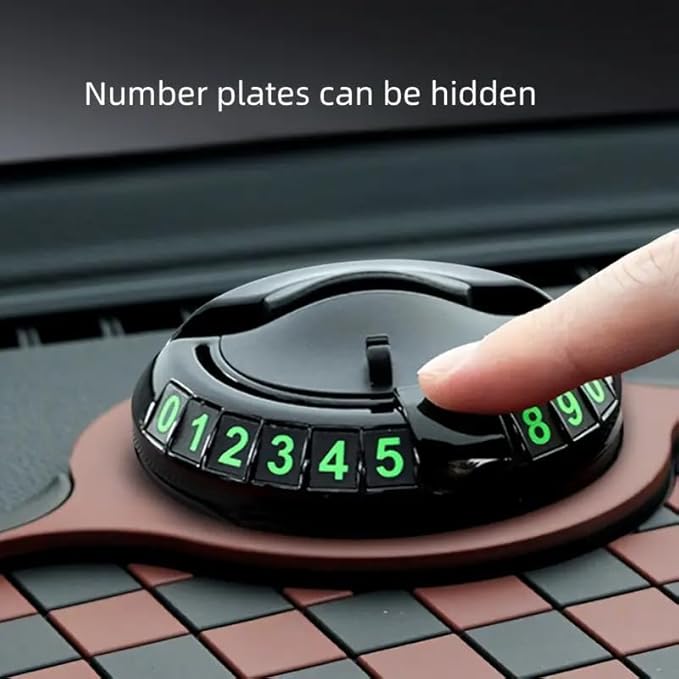 Multifunction Car Anti-Slip Mat Auto Phone Holder, Universal Multifunction Car Dashboard Mat with Phone Holder in Car, Anti-S
