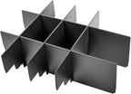 TACOBRO Center Console Organizer Dividers Compatible with 2015-2018 2019 2020 Ford F150 Accessories Black ABS Plastic Armrest Box Insert Secondary Storage, Full Console w/Bucket Seats ONLY