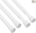 TYRON Spring Tension Curtain Rod 17 to 28 Inch, Extendable Pressure Curtain Rod Tension, Window Rods for Curtains, Kitchen, B