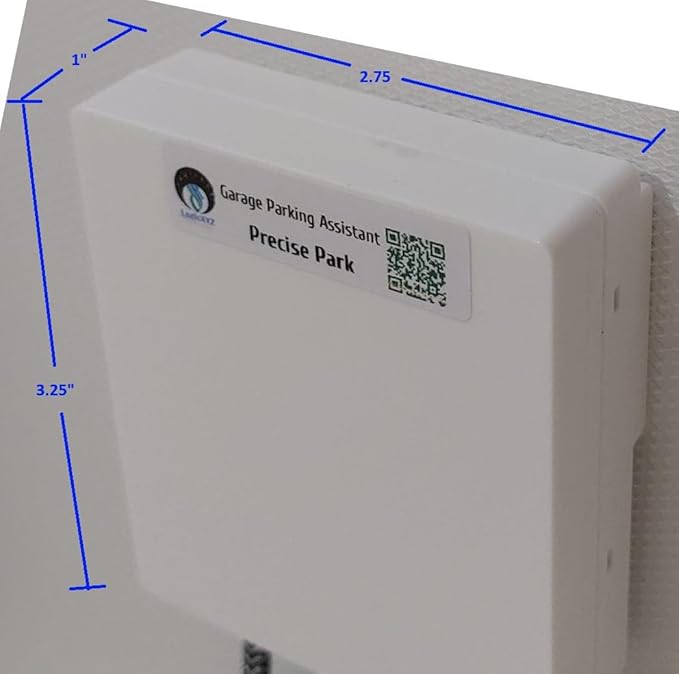 Garage Parking Assistant (Memory) with Parking Aid Sensor - New Model - Free 1 Year Replacement Warranty - Parking Stopper for Garage – No Laser Parking