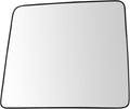 TRQ Driver Side Upper Mirror Glass Clear Snap On Compatible with 2008-2016 Ford F-250 Super Duty F-350 F-450 F-550 FO1324152