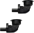 TRQ Rear Parking Assist Sensor Set Compatible with 2007-2010 Toyota FJ Cruiser