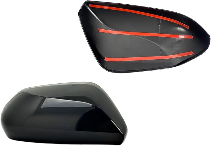 GSRECY Side Door Rear View Mirror Cover Cap Rearview Mirrors Trim Exterior Accessories Compatible with Toyota Camry 2018-2023 Avalon 2019-2022 (Gloss Black)