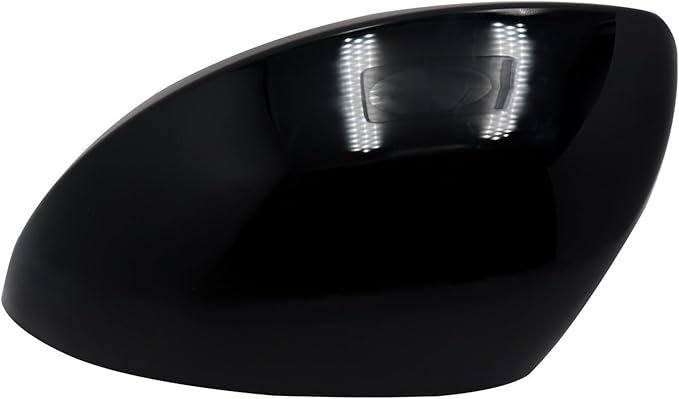 Left Driver Side Replacement Mirror Cover Compatible with Nissan Altima 2019 2020 2021 2022 2023 2024 2025 Side Rearview Mirror Cap Cover Without Turn Signal Light (Glossy Black)