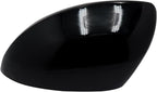 Left Driver Side Replacement Mirror Cover Compatible with Nissan Altima 2019 2020 2021 2022 2023 2024 2025 Side Rearview Mirror Cap Cover Without Turn Signal Light (Glossy Black)