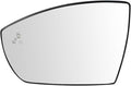 TRQ Driver Side Mirror Glass Heated Blind Spot Indicator Compatible with 2013-2016 Ford Escape 2017-2018 Ford C-Max FO1324164