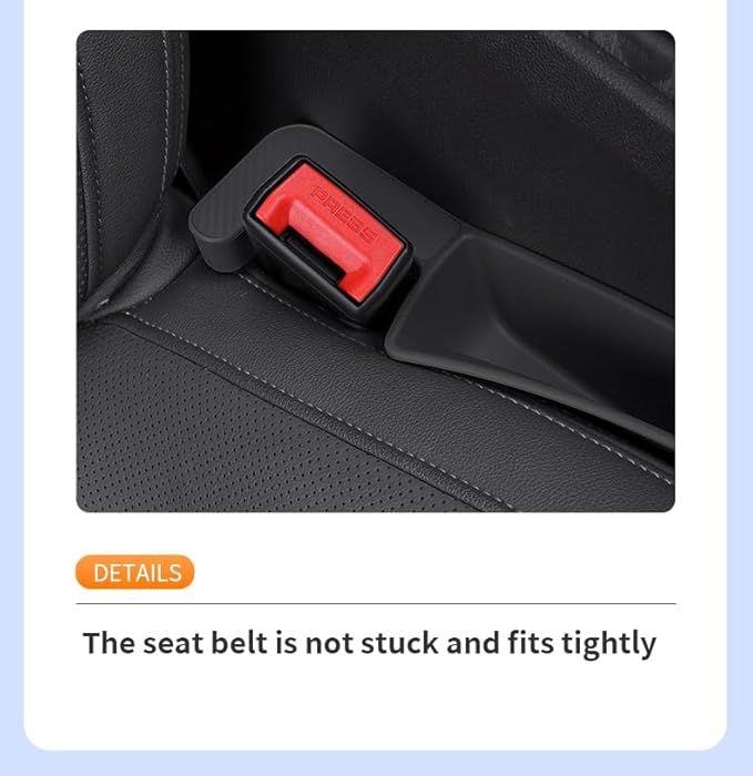 2Pcs Car Seat Gap Filler Organizer, Auto Side Seat Gap Storage Box for Your Cars, Trucks Universal Car Accessories Gap Filler Organizer to Fill the Gap Space Between the Console and Seats