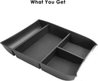for 2024 Hyundai Palisade Lower Console Organizer for 2023-2025 Palisade SE/SEL/XRT/Limited/Calligraphy Under Console Tray for Hyundai Palisade Accessories (23-25 Palisade TPE Under Organizer)