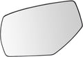 TRQ Exterior Side View Mirror Glass Assembly Heated Spotter LH Driver Side for Chevrolet Silverado 1500 GMC Sierra 1500