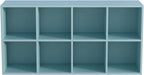OSCHF 8-Cube Storage Shelf Bookcase - Wooden 4-Tier Floor Standing Open Bookshelf, Modern TV Stand up to 55 Inchs for Home an