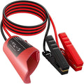 Jumper Cable Clamps Compatible with MIL 12V Battery, Silicone wire 2FT 8AWG Cable,12V Battery Jumper Starter for Cars Light Trucks Car Jump Starting Using Tool