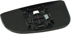TRQ Passenger Side Mirror Glass Heated with Spotter Glass Compatible with 2011-2022 Ram 1500 2011-2018 Ram 2500 3500 4500 550