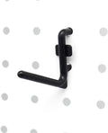 Colorstorm 1.5 inch Pegboard Hooks Kit 100 pk L Style for Peg Board Assortment Tool Organizer Black Peg Hooks Accessories (10
