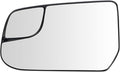 TRQ Driver Side Mirror Glass Non-Heated Compatible with 2010-2017 Chevrolet Equinox GMC Terrain