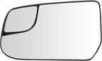 TRQ Driver Side Mirror Glass Non-Heated Compatible with 2010-2017 Chevrolet Equinox GMC Terrain