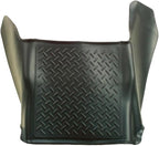 Husky Liners Weatherbeater Floor Mats | Fits 2014-2018 Chevrolet Silverado & GMC Sierra 1500 Standard CAB; 2015-2019 Silverado & Sierra 2500, 3500 Standard CAB | Center Hump, 1-pc Black - 83241