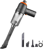 Car Vacuum Portable Cordless, Handheld Vacuum Cordless with 30Mins Rechargeable Battery,Small Handheld Vacuum Cleaner for Car