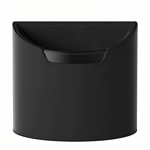 Car Trash Can, Leakproof Automotive Garbage Can with Removable Waterproof Liner, Small Trash Container for Car Door, Seat Back, Console, Multipurpose Organizer for Vehicle Home Office (Black)