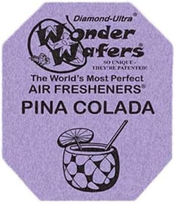Wonder Wafers 250 Count Unwrapped Automobile Professional Use Air Fresheners Car and Truck Detail (Pina Colada)