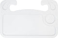 lebogner Rectangular Steering Wheel Tray, White, Tablet, Laptop, iPad, Notebook, Car Food Tray