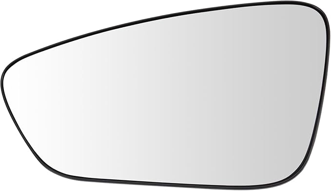 TRQ Driver Side Mirror Glass Heated For Factory Equipped Mirrors Compatible with 2015-2017 Chrysler 200