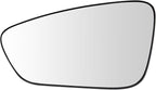 TRQ Driver Side Mirror Glass Heated For Factory Equipped Mirrors Compatible with 2015-2017 Chrysler 200
