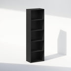 Furinno Reed Closet Organizers and Storage, 5-Tier Closet Organizer, Open Shelf Closet Storage, for Wardrobe, Bedroom, Living