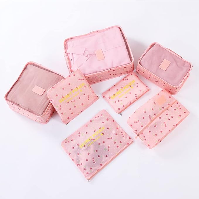 Packing Cubes for Suitcases - 7 Pieces,Light Packing Cubes for Travel, Suitcase Organizer Bags Set, Luggage Organizers for Su