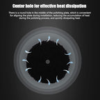 SPTA Microfiber Polishing Pad, 2Pcs 6Inch 150mm Microfiber Cutting Finishing Disc with Hook & Loop Backing for Car Buffer Polisher Cutting Buffing Waxing and Polishing
