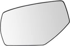 TRQ Exterior Side View Mirror Glass Assembly Spotter Manual LH Driver Side for Chevrolet Silverado 1500 GMC Sierra 1500