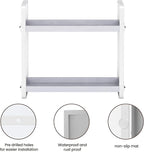 HNRLOY Bathroom Counter Organizer,Bathroom Countertop Organizer,Counter Shelf,Countertop Storage,Organization and Storage,Mak
