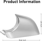 Jaronx Compatible With Tesla Model 3 Mirror Lower Cover 2017-2025,Chrome Left Drive Side Door Wing Rearview Mirror Base Bottom Cover Trim For Tesla Model 3 Accessories(Left)