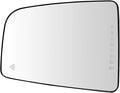 TRQ Passenger Side Mirror Glass Heated Convex Large Compatible with 2015-2018 Mercedes Benz Sprinter 2500 Sprinter 3500 Sprin