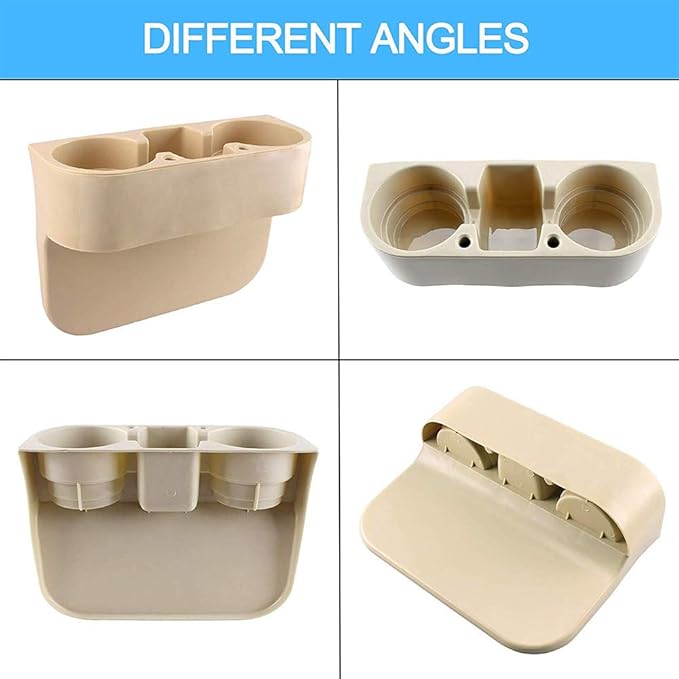 Heart Horse Car Gap Filler, Console Side Pocket, Car Seat Pocket Organizer for Cellphones Wallet Coin Key and Cup Holder Suitable Beige