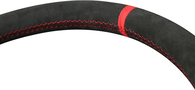 MEWANT Hand Stitched Steering Wheel Cover for Chevy Silverado 1500 2003-2006 Trailblazer 9040 Athsuede Steering Wrap