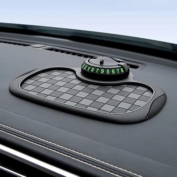 Multifunction Car Anti-Slip Mat Auto Phone Holder, Universal Multifunction Car Dashboard Mat with Phone Holder in Car, Anti-S