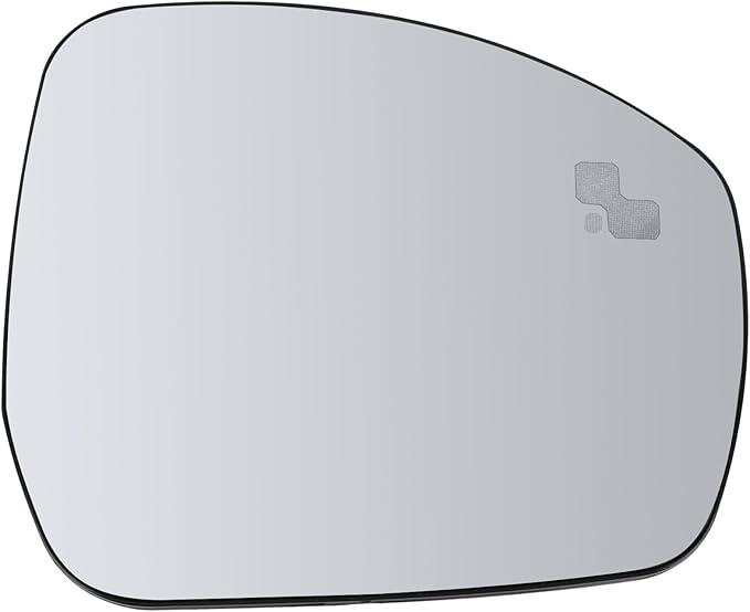 Carbhub Mirror Glass with Blind Spot Compatible with Land Rover Range Rover Discover 2013-2023 Right Side Mirror Glass Replaces LR051354