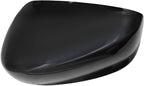 Driver Side and Passenger Side Gloss Black Rearview Mirror Cover Caps Compatible with 2008-2012 Accord