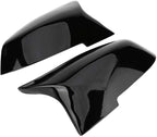 Black Rearview Mirror Cover Cap Compatible with BMW 228i 435i 116i 118i 120i 125i 130i 218i 220i 320i 328i 330i 335i 420i 428i 435i F21 F30 F31 F32 F33 F36